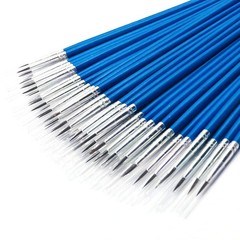 60 Pack Pointed Round Painting BrushHand Made Thread Drawing BrushDetailNail …