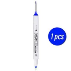 20mm Double-Tip Deep Hole Long Head Nib Waterproof Permanent Fabric Marker Pen
