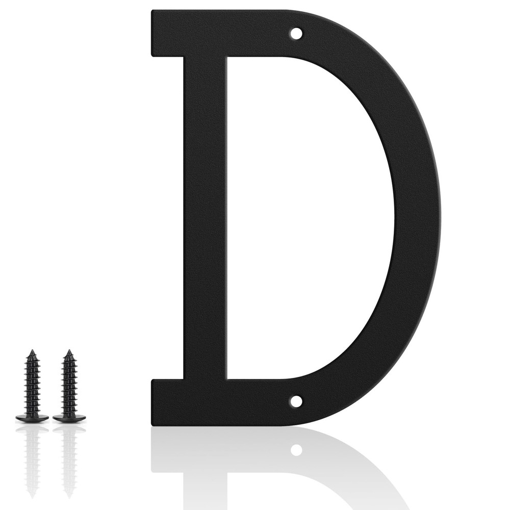3″ Metal House Numbers for Outside and Mailbox, Weatherproof Black Address Si…
