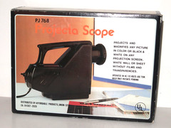 Projecta Scope PJ768 Vintage Art Tracing Projector w/ Box, Tested & Working