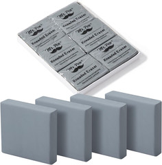 Mr. Pen- Kneaded Erasers, 1.44″ X 1.36″, 6 Pack, Gray, Soft Moldable Art Erasers