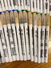 ZIG Clean Color Real Watercolor Brush Pens 48 Color Set Markers