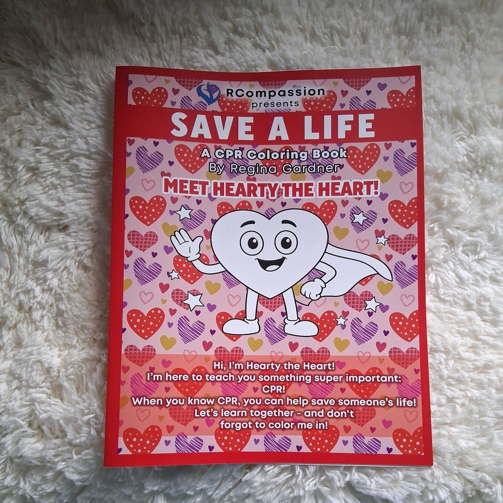 Help Youth Learn to Save A Life with CPR- Coloring Book by RCompassion