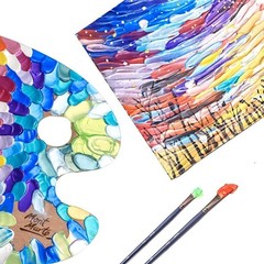 Acrylic Paint Set – Metallic Finish, 24 Colors