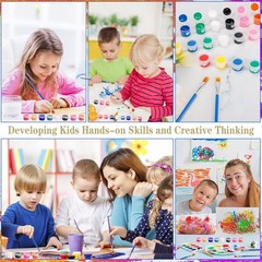 280 Pcs Mini Acrylic Paint Set for , 12 Colors Washable Acrylic Paints Strip …