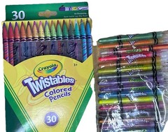 Crayola Twistables Colored Pencil Lot Box Of 30 And 16 Loose 2015 Artsy