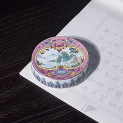 3.1” Ceramic Paperweight Creative Calligraphy Studio Chinese Painting Paper