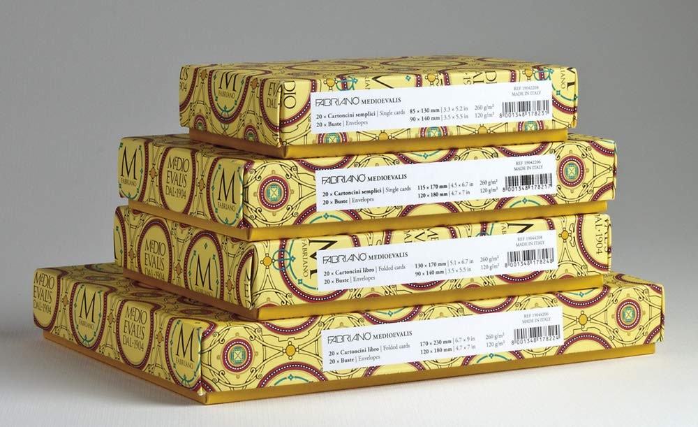 Fabriano Medioevalis Single Cards, 100/Pkg., 6″ x 8″