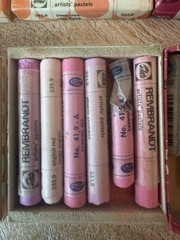 Lot of 3 vintage Rembrandt Talens Artists’ Pastels & cotman Sticks, 3 Boxes