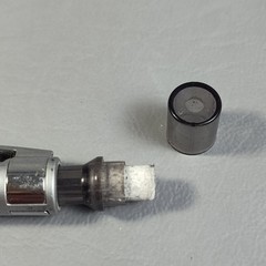 BIC Quantech Mechanical Lead Pencil 0.7 Silver Metal Discontinued RARE
