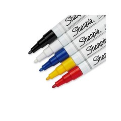Oil-Based Paint Markers, Fine Point, Assorted Colors, 5 Count – Great for Roc