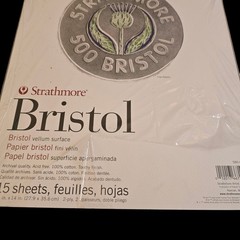 7 Strathmore 500 Series Bristol Paper Pad 15 Sheets 11×14