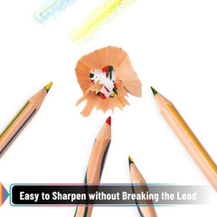 – Rainbow Pencils Bulk, 30 Pack, 4-In-1 Multi-Color Rainbow Colored Pencils, Vib