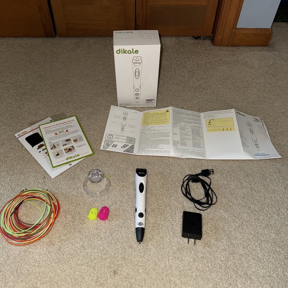 READ DESCRIPTION – Dikale 3D Printing Pen – ( Works!)