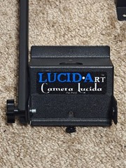 Lucid-Art Lucy Camera Lucida Drawing Enlarging Tool w/2 Lens Filters- NIB