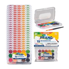 Prang Mini Watercolor Paint Sets, (Bulk 0.01 Ounce (Pack of 24), Multicolored