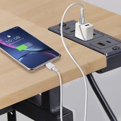 Drafting Table Wooden Drawing Desk Craft Station Artist w/Charging Station Stool