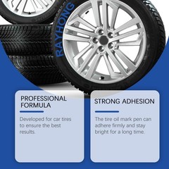 Professional Tire Marker Pen Quick Dry Waterproof for Cars and Home Applications