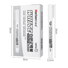 10x White Waterproof Permanent Paint Marker Pens for Metal Wood Fabric**