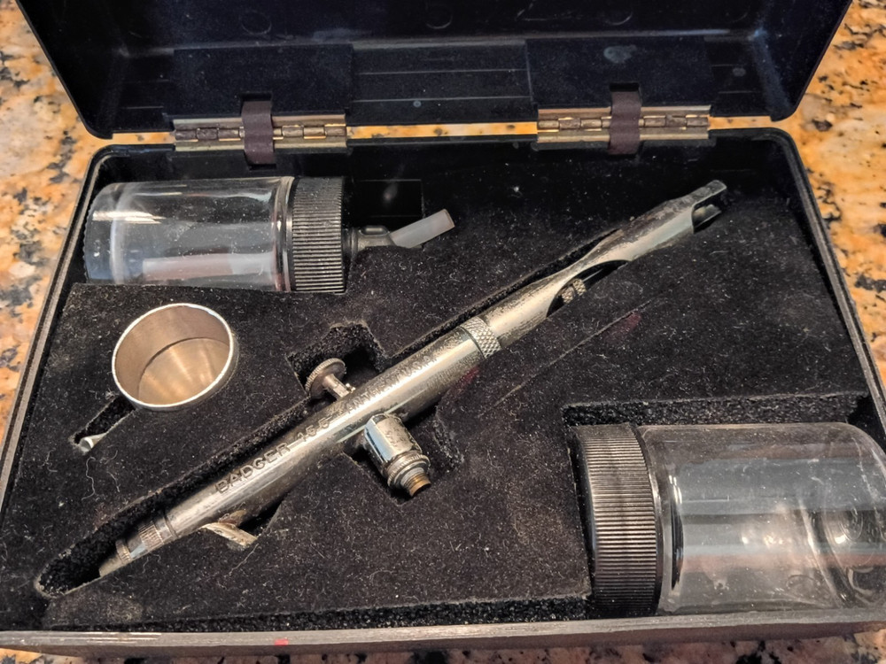 Badger Anthem 155-1 Airbrush Set Kit in Case with Bottles