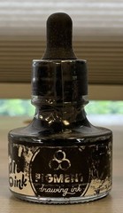 Higgins Black India Pigmented Drawing Ink – for Artists and Students – 1 oz.