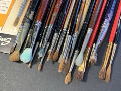 27 Vintage White / Sable Paint Brushes Sargent Simmons Winsor Newton Langnickel