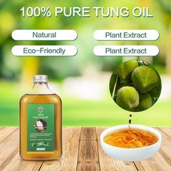 Small Woodworking Tung Oil, 11.8Oz Pure Tung Oil for Wood Craft,Perfect for Jew