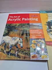Walter Foster Art Books Lot of 5 Oil Painting, Painting in Acrylics