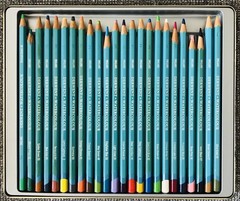 Derwent Watercolour/Color Pencils 24 Pc Set Metal Tin 32883 Drawing Art