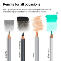 Graphite Pencils Studio Collection Artist Set of 5 Winsor Newton