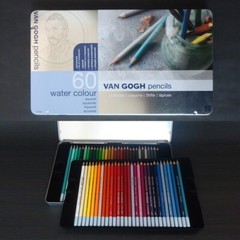 VAN GOGH Pencils Water Color 60 colors set Aquarelle Aquqrel Royal Talens