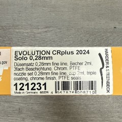 HARDER & STEENBECK – EVOLUTION 2024 solo airbrush 121231 from USA warehouse