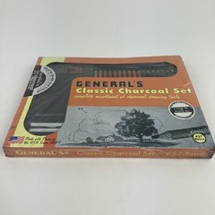 General’s #57 Retro Charcoal 32pc. Artist Set – Sealed in Box – 2005