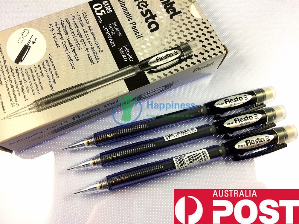 X3 Pentel Mechanical Pencil 0.5mm Smoke AX105 Free Shipping Send form Melbourne