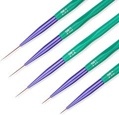 Detail Paint Brushes 5-Pcs Ultra Fine Tip Thin Brush Set for Art & Miniatures