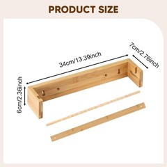 Wall Mount Krafts Paper Roll Holder Paper Dispenser Workspaces Versatile