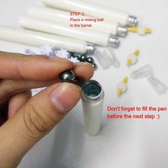 25 Empty Refillable Paint Pens furniture scratch repair auto car paint touch-up