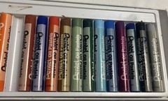 Pentel Oil Pastels for Artists (25 colors) Missing 2