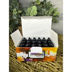 24 Colors Liquid Resin Pigment Set 5ml Bottles Epoxy and UV Resin Dye