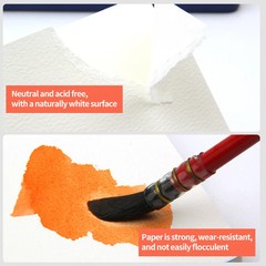 Watercolor Sketchbook Square Medium Grain Art Paper Drawing Pad Notebook