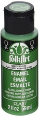 FolkArt Enamel Glass & Ceramic Paint in 2 Fl Oz (Pack of 1), Evergreen