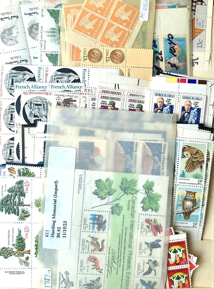 1978 – Choose from ALL Zip and USPS Blocks! MNH US Commemorative Stamps!