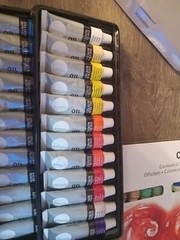 Daler Rowney Simply Oil Paint Set 24 tubes – 0.4 Fl Oz – 2 BOXES NEW OPEN BOX