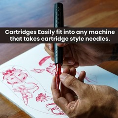 Heart Ink Ballpoint Dot Pen 0.5mm Tattoo Art Pen Multicolor Drawing Tool