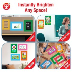 Paper Picture Frames 24 Pack 8×10.5 Inch Colorful Cardstock Hygloss Photo Papers