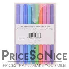 Marvy LePen, 0.3 mm Micro Fine Tip, Bright Assorted Colors, Pack of 10 MSRP $23
