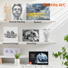 Shuttle Art 15 Colors Grey Tones Dual Tip Art Marker, Alcohol Based Marker Pens