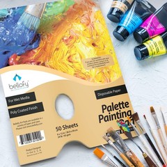 Disposable Palette Paper 9×12″ – Mess-Free Artist Palette for Acrylic & Oil Pain