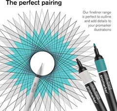 Artisan Watercolor Marker Set – 12 Intermixable Landscape Shades, Dual Tips