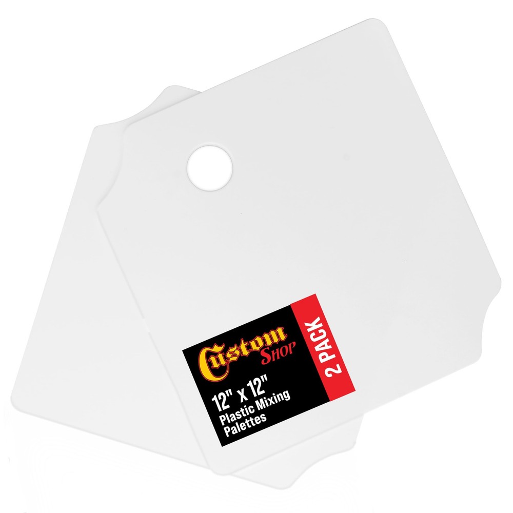Plastic 141/2″ X 10″ Body Filler Mixing Board/pallete pack Of 2 Also Useful As